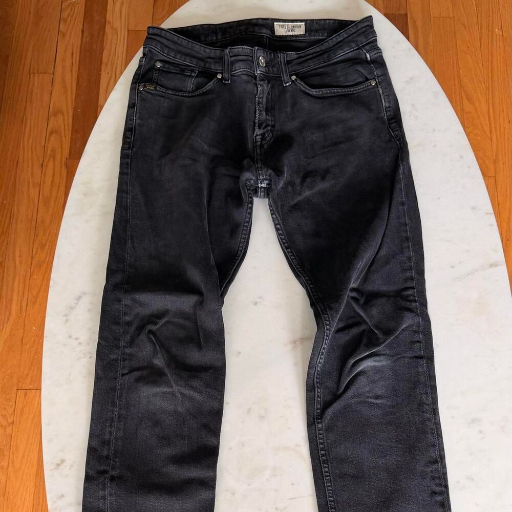 Tiger of Sweden black denim jeans 29x 32"